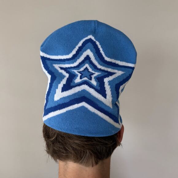 Y2k 2000s blue star beanie - Picture 2 of 7